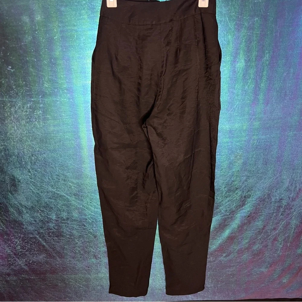 Pretty little thing Black trousers size 4 new with tags - Picture 3 of 3
